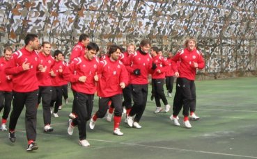ЦСКА тренира в балона
