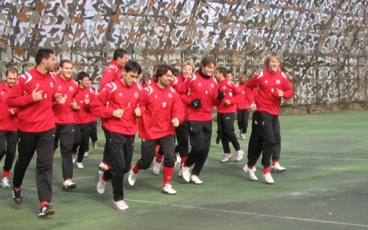 ЦСКА тренира в балона