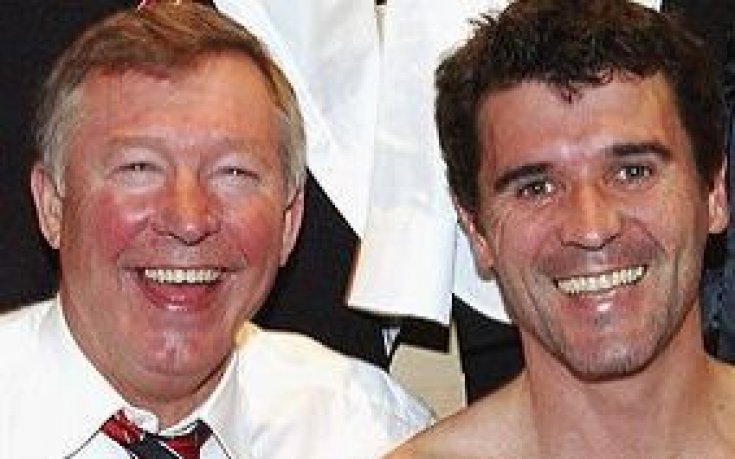 Сър Алекс „четка” Кийн преди мача в събота