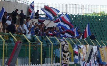 Бесни тифози прекъснаха тренировка на Сампдория