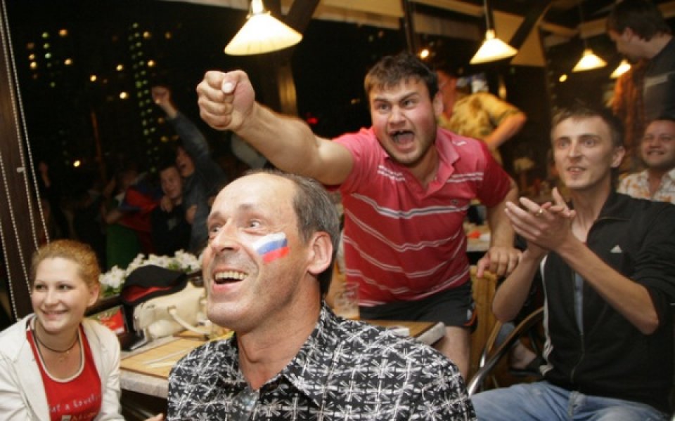 Москва полудя след победата на Сборная