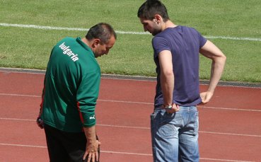 Тунчев дойде при националните, за да се снима