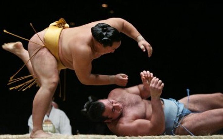 Свинският грип нахлу в сумото