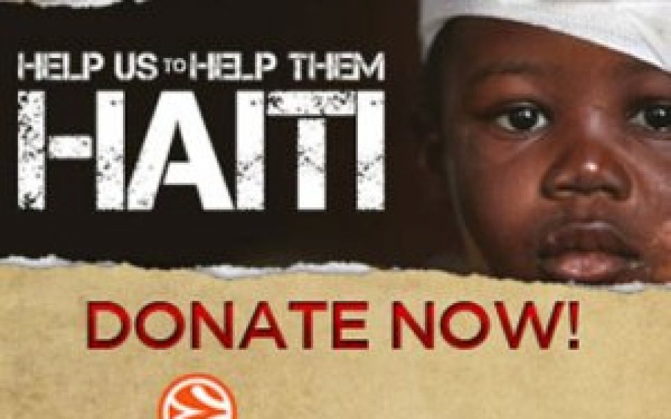 Баскетболната Евролига събира пари за пострадалите в Хаити
