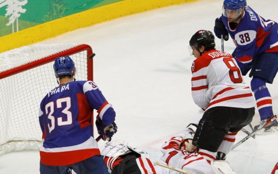Канада срещу САЩ във финала на хокей турнира във Ванкувър
