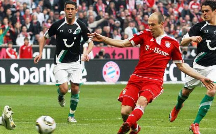 Рекламата върху гърдите на Рибери и Робен най-скъпа в Европа