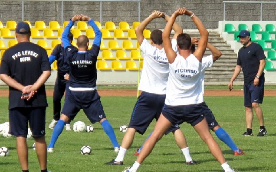 В Левски тренират на две групи, „сините” почиват до понеделник