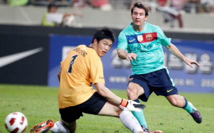 ВИДЕО: Барса вкара 5 на корейци