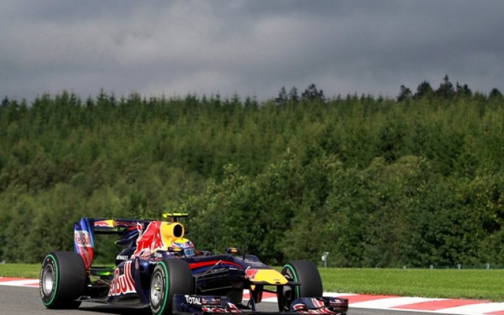 Уебър най-бърз в последната тренировка на Спа