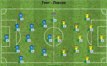 Дайте своите оценки за представянето на Левски срещу Гент