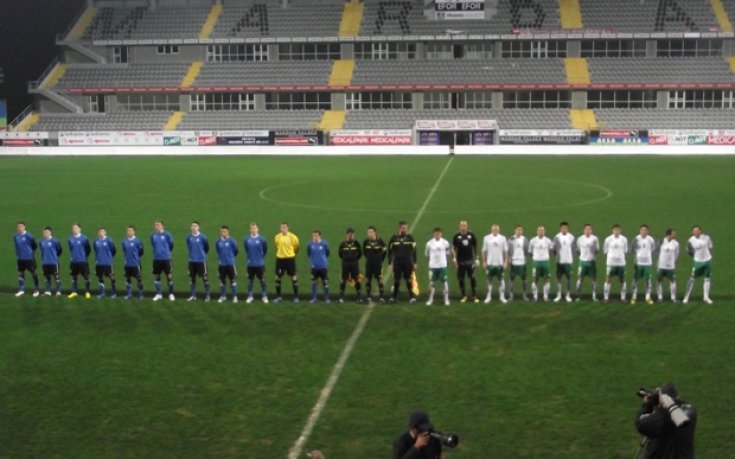 Дузпа, гол, дузпа, гол, дузпа, гол, дузпа, гол и нашите направиха  2:2 с Естония