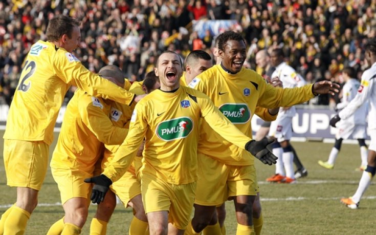 Петодивизионният Шамбери отпадна от купата на Франция