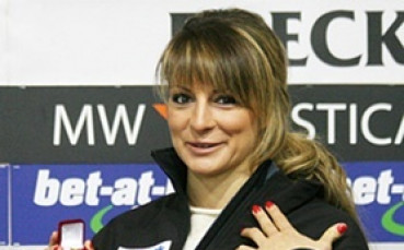 Сани Жекова тренира на хлад за скорост на Белмекен