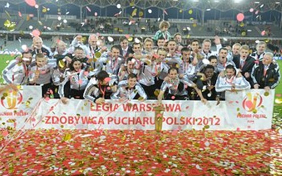 Легия Варшава с рекордна 15-а Купа на Полша