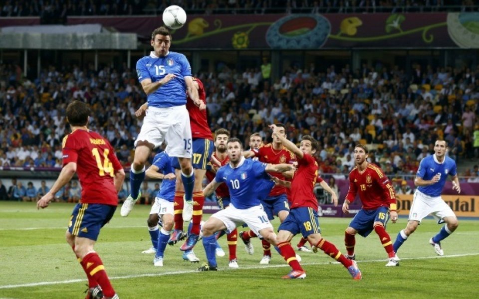 Финалът на Евро 2012 е най-гледаният в историята