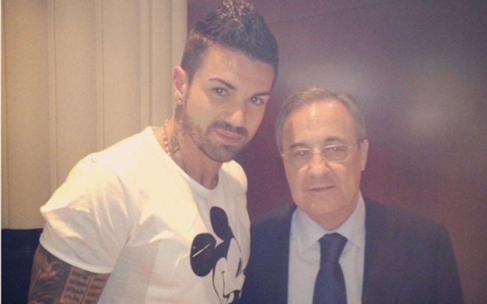 Благой Георгиев на вечеря с президента на Реал Мадрид