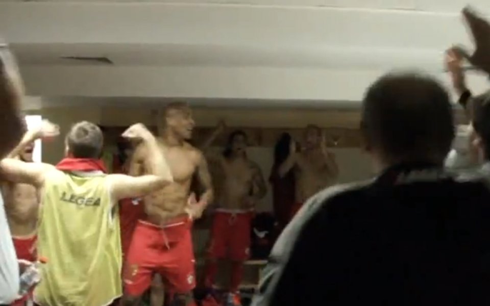 ВИДЕО от съблекалнята: Радостта на ЦСКА след победата в дербито