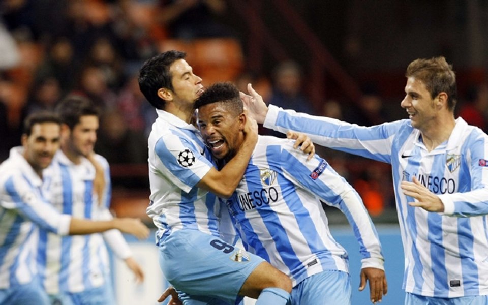 ВИДЕО: Малага се класира за осминафиналите на Шампионската лига