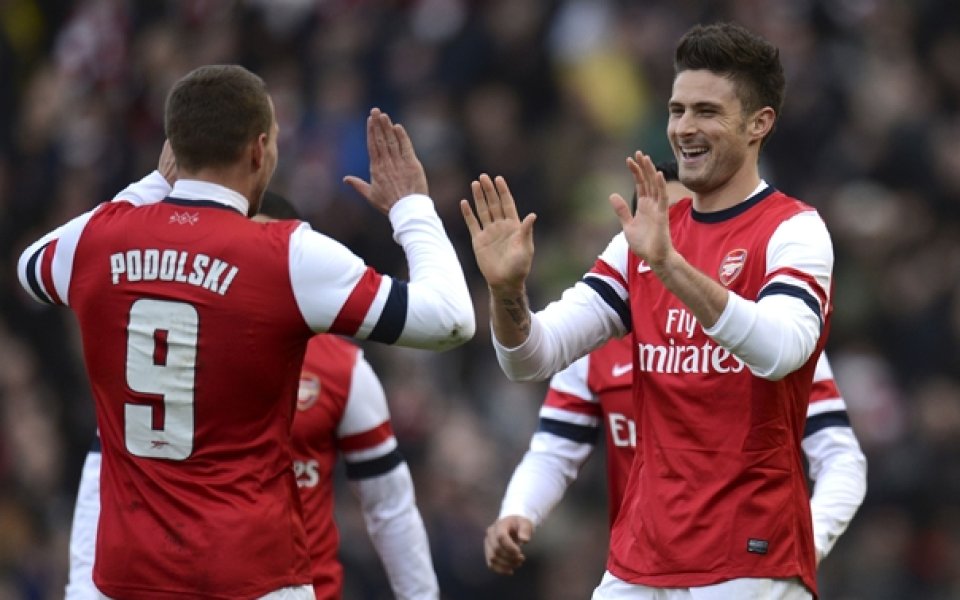 Арсенал се озори срещу Брайтън за ФА Къп, Евертън също продължава напред