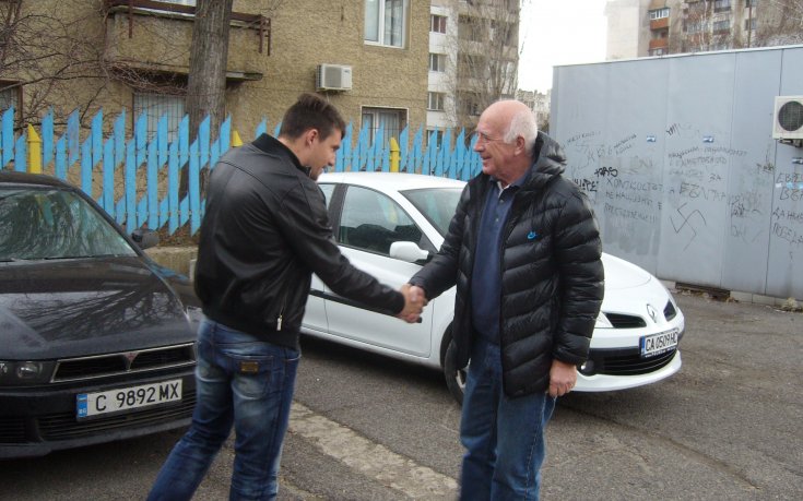 СНИМКИ: Легенди на Левски видяха взрива на Герена