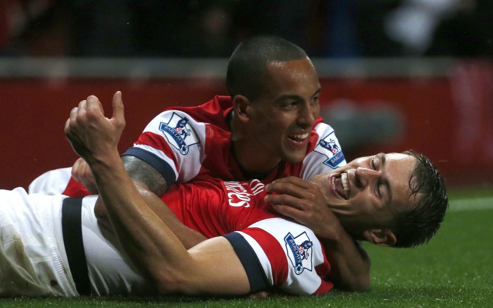 Ритник отзад на почивката вдъхновил Арсенал срещу Уигън