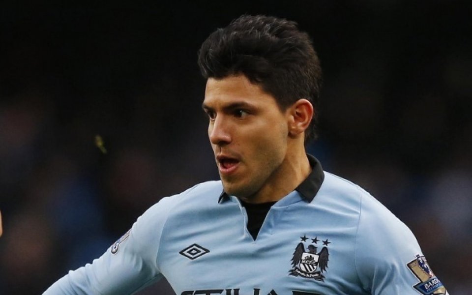 Агуеро: Оставам в Ман Сити