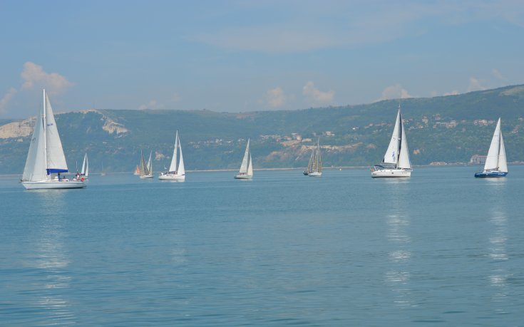 Човек на Гонг с XTREMA номер 1 на регатата Kaliakria Cup 2013