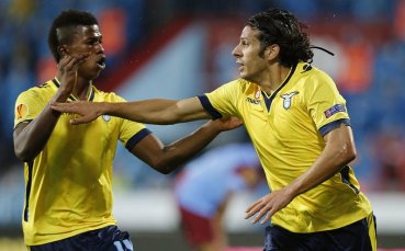 ВИДЕО: Лацио стигна до равен в голово шоу с Трабзонспор