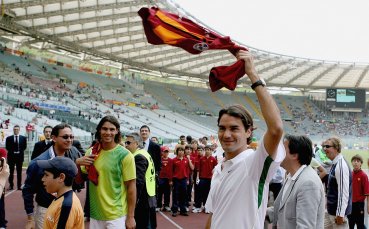 Рома записа червена точка – привлече Роджър Федерер във фенклуба