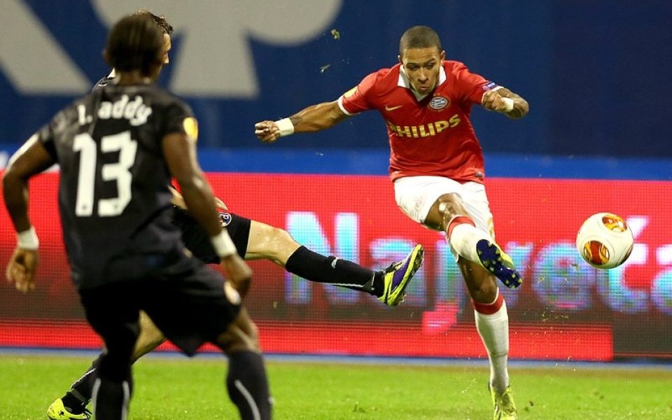 Динамо взе първа точка срещу ПСВ, в услуга на Лудогорец