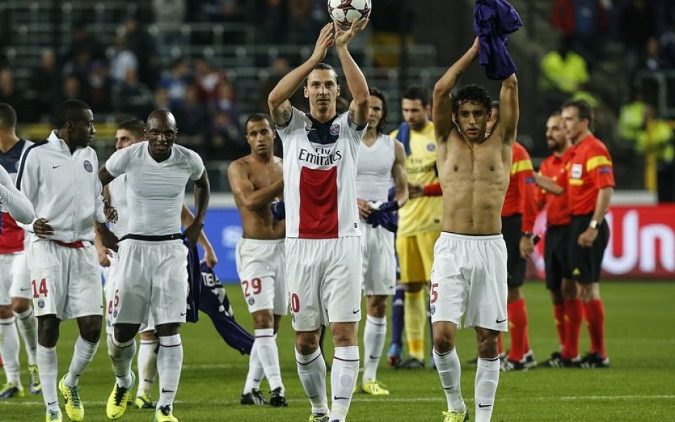 ПСЖ отърва кожата, продължава непобеден след хикс в Сент Етиен