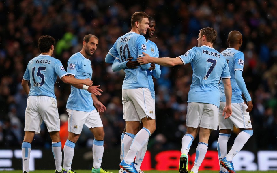 ВИДЕО: Ман Сити разсипа Норич, гол от 103 метра не стигна на Стоук Сити