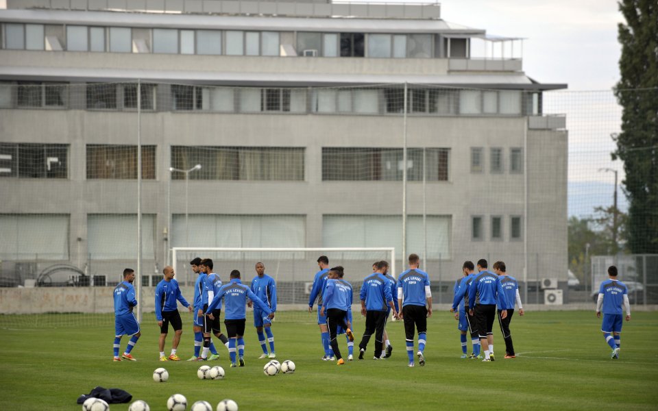 Левски направи последна тренировка преди дуела с шампиона