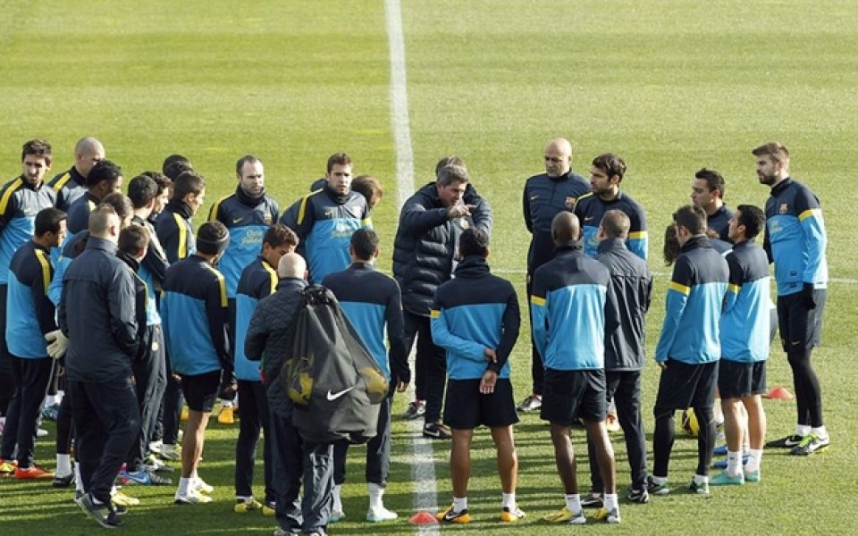 Барса с открита тренировка за своите фенове