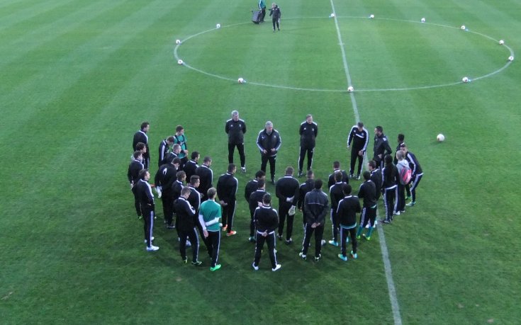 СНИМКИ: Лудoгорец с комбинирана тренировка, напълни фитнеса