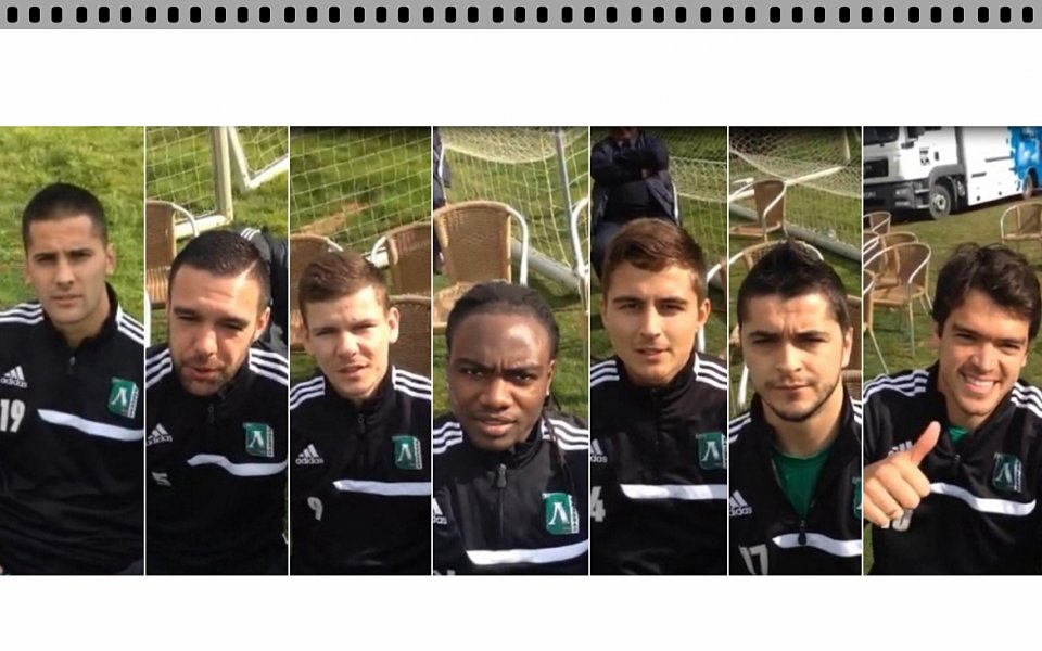 ВИДЕО: Футболистите на Лудогорец: Спрете насилието по стадионите!