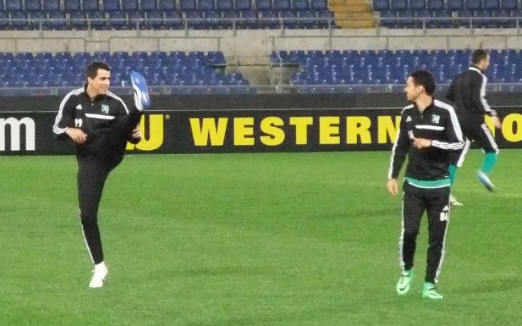 СНИМКИ: Лудогорец стъпи на Олимпико