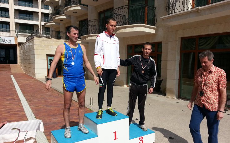 Божидар Василев и Радосвета Симеонова - шампиони на България в спортното ходене