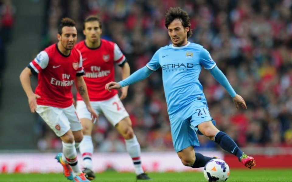 ВИДЕО: Без победител във вълнуващото дерби между Арсенал и Сити