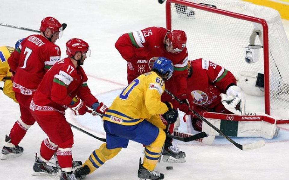С гол на Матиас Екхолм шведският отбор се класира за полуфиналите на световното първенство по хокей на лед