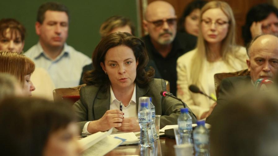 Таня Андреева на изслушването в здравната комисия в НС