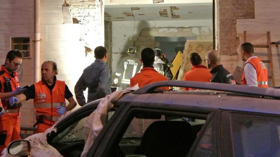 Взрив след изтичане на газ уби двама и рани 4 в Италия