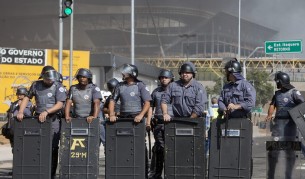 Полицията в Сао Пауло разпръсна протест срещу Световното