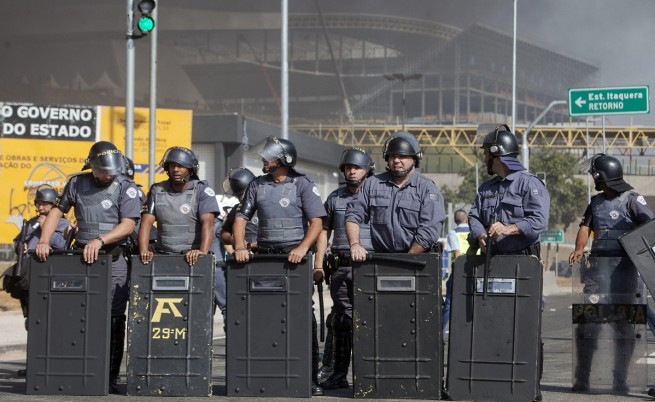 Полицията в Сао Пауло разпръсна протест срещу Световното