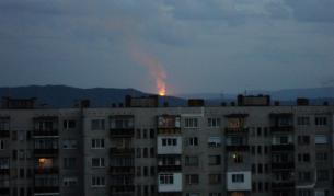 Пламъците от пожара се виждаха от Казанлък