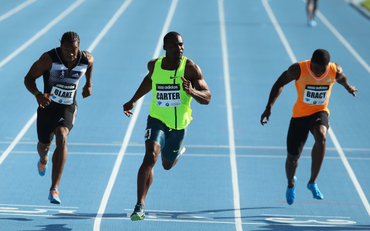Неста Картър спечели спринта на 100 м в Ню Йорк, Йохан Блейк - втори