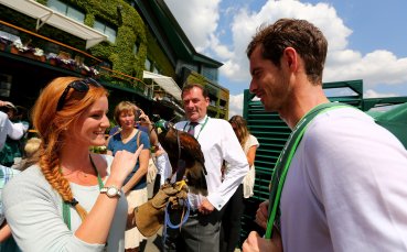 Убийственo видео с пазителя на Уимбълдън