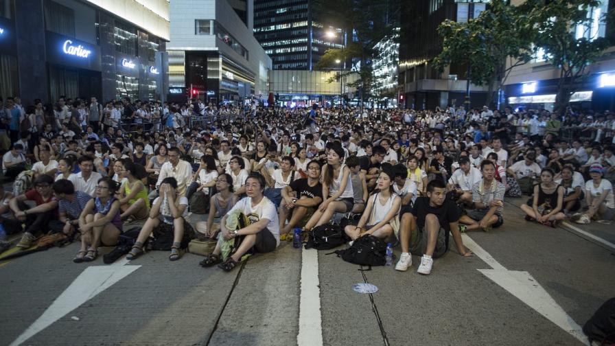 Над 500 задържани след протест в Хонконг
