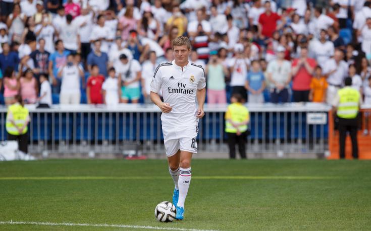 Първите моменти на Кроос с екипа на Реал