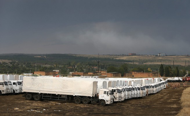 Камиони от руския конвой преминаха руското ГКПП